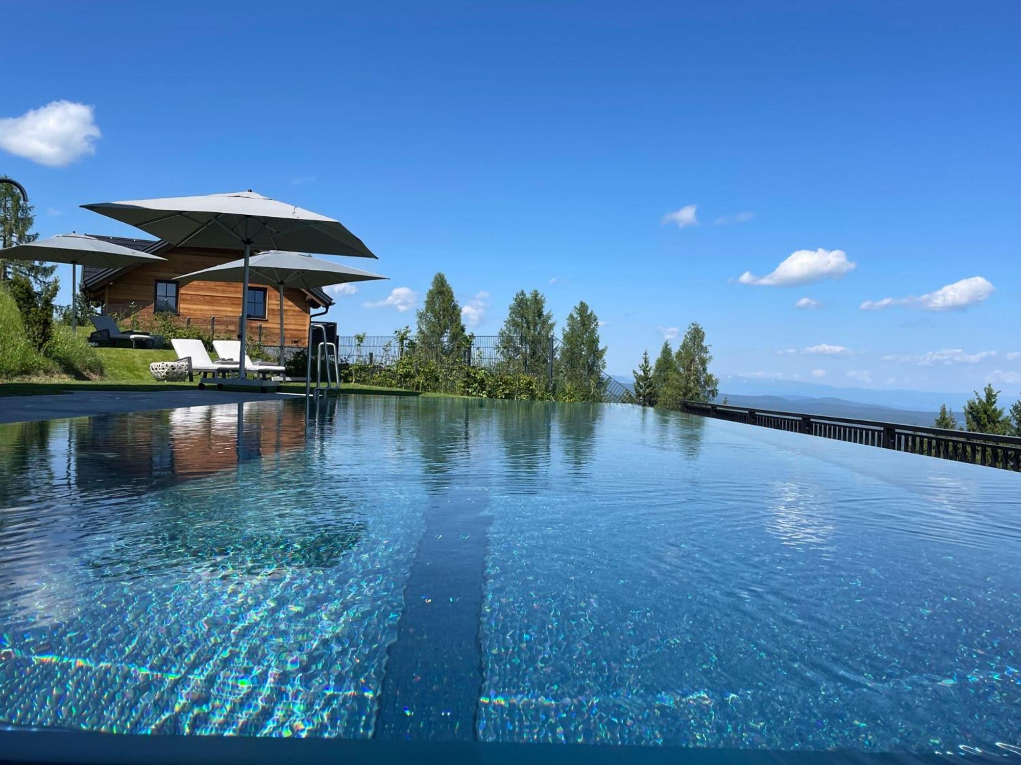 Tomtegl-Bergchalet-No-7-Mit-Privatsauna-Infinitypool-Kamin-Fitnessraum-1500M-Seehoehe Hochrindl Exterior foto